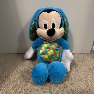 Mickey Mouse Easter Bunny Plush Polka Dot Disney